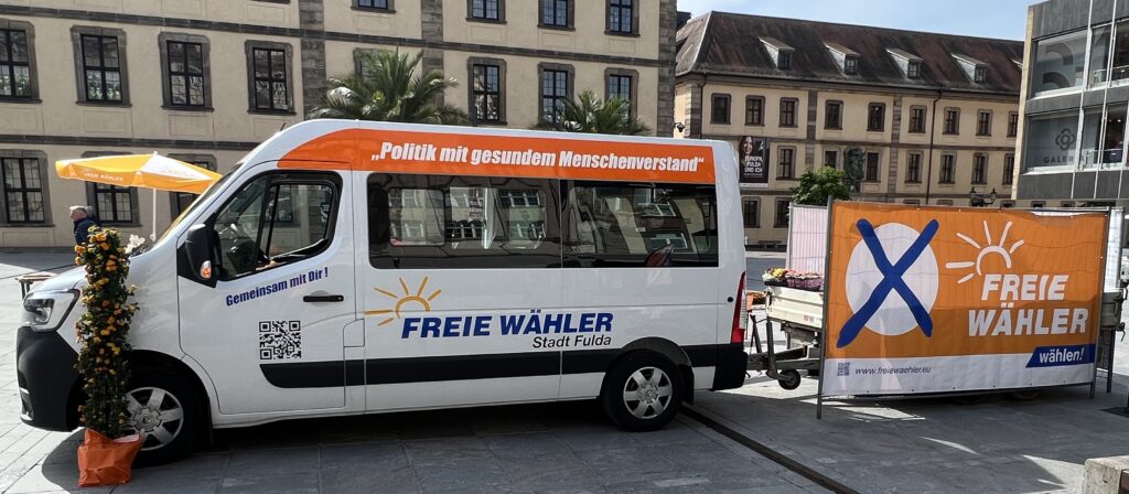 Gewinnaktion der FREIE WÄHLER Fulda – Wo ist unser Parteibus?